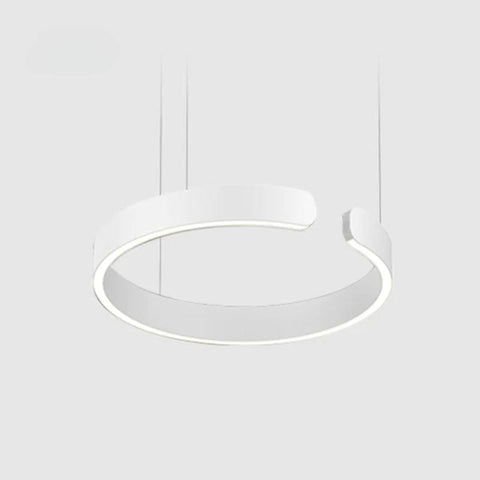 Lampa Wisząca Circa | Nowoczesna Lampa Sufitowa LED | Okrągła Forma z Metalu