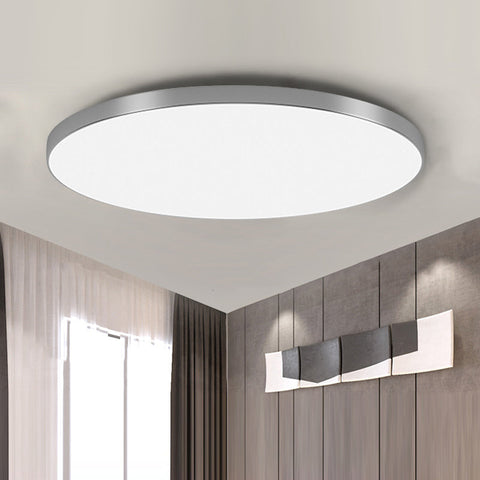 Plafon Aureo | Lampa Sufitowa LED | Złoty Pierścień i Matowe Światło