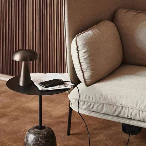 Lampa Stołowa LED Mantar | Bezkablowa Elegancja | Różne Kolory