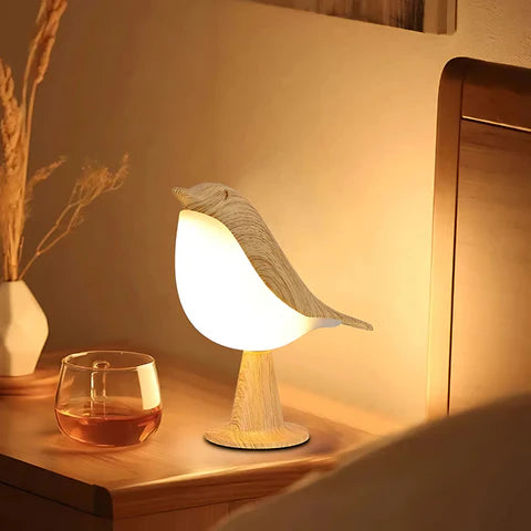 Lampka BirdGlow | Lampka Dekoracyjna Ptak | Bezprzewodowa z Dyfuzorem Zapachowym