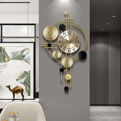 Zegar Ścienny Altero | Duży Zegar Dekoracyjny | Metalowy Design 3D