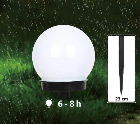 Lampa SolarGlow 3x | Oświetlenie Ogrodowe LED | Wodoodporne Kule Solarne