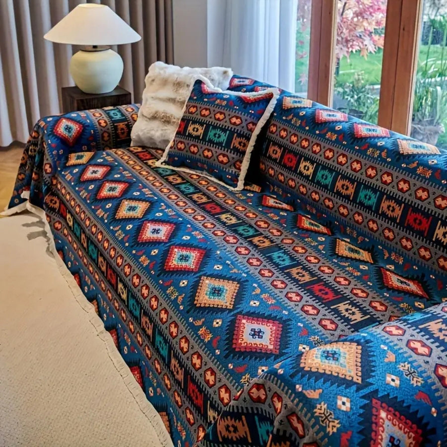 Pokrowiec Kayra | Narzuta na sofę | Etniczny wzór boho