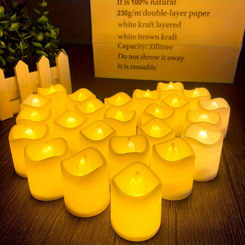 Lampa Candela | LED świeczki dekoracyjne | Zestaw bezpiecznych świec z efektem płomienia