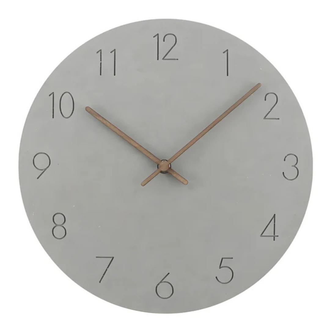 Zegar Ścienny Tiko | Minimalistyczny Zegar Drewniany | Cichy Mechanizm Kwarcowy