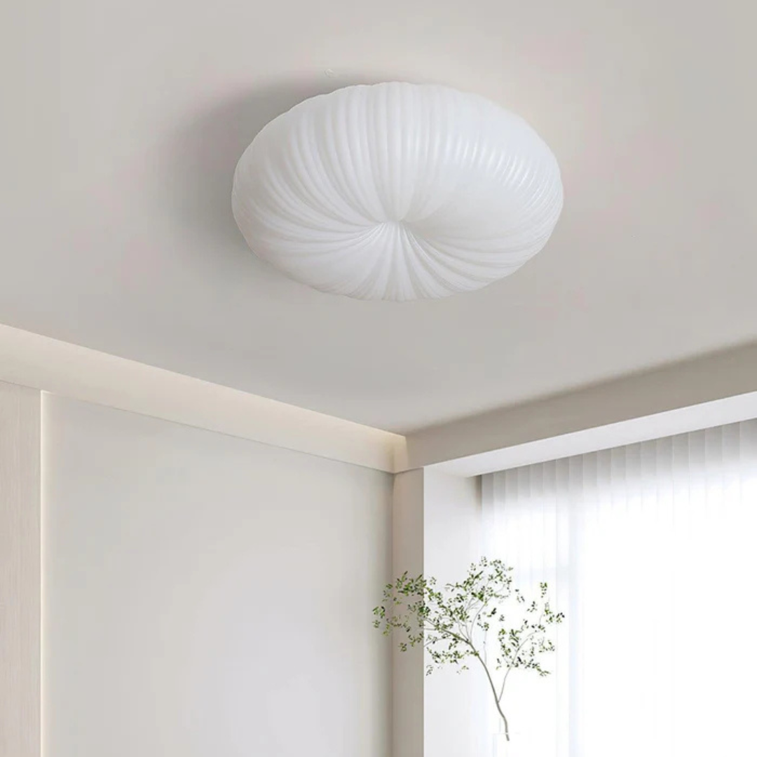 Olara | Plafon Sufitowy LED | Akrylowy Klosz z Efektem Tekstury