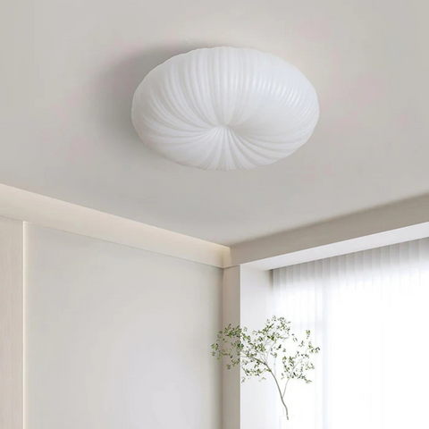 Olara | Plafon Sufitowy LED | Akrylowy Klosz z Efektem Tekstury