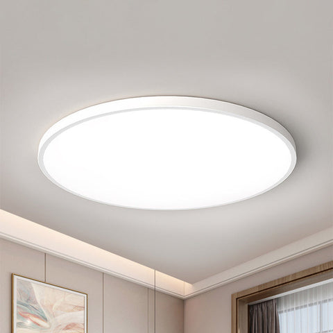 Plafon Aureo | Lampa Sufitowa LED | Złoty Pierścień i Matowe Światło