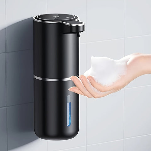 TouchFree Dozownik Mydła | Automatyczny Dozownik z Czujnikiem | Ładowanie USB + Montaż Ścienny
