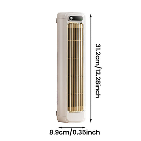 Przenośny Klimatyzator BreezeTower | Mobilny System Chłodzenia | Wentylator USB-C z Baterią