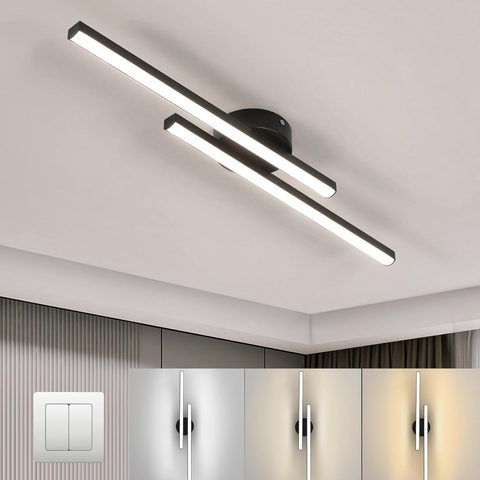 Lampa Sufitowa Linearis | Nowoczesne Oświetlenie LED | Złote Wykończenie