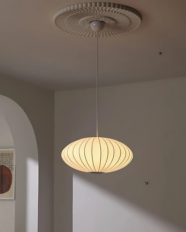 Rayon de Lumière | Lampa wisząca dekoracyjna | Jedwabna powłoka i regulacja światła