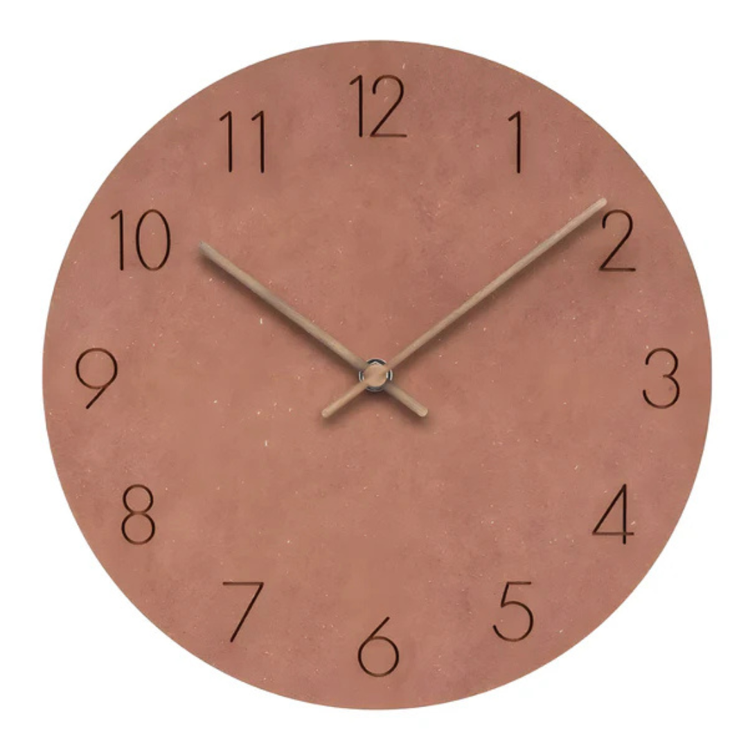 Zegar Ścienny Tiko | Minimalistyczny Zegar Drewniany | Cichy Mechanizm Kwarcowy