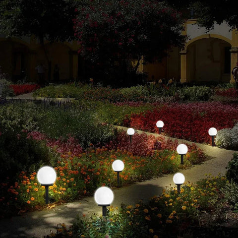 Lampa SolarGlow 3x | Oświetlenie Ogrodowe LED | Wodoodporne Kule Solarne