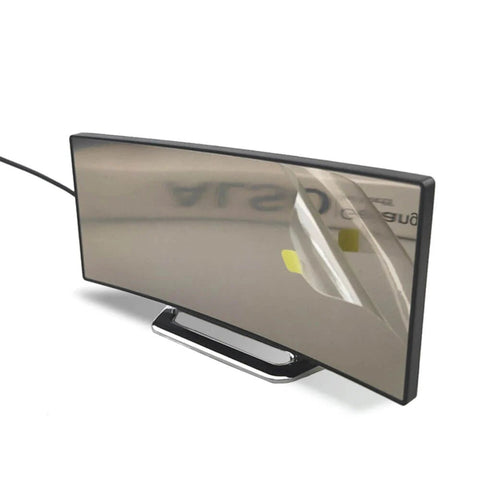 Zegar CurveTime LED | Zegar Cyfrowy z Lustrzaną Powierzchnią | Zakrzywiony Design