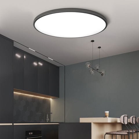 Plafon Aureo | Lampa Sufitowa LED | Złoty Pierścień i Matowe Światło