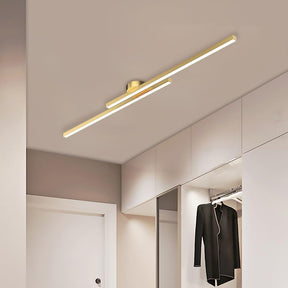 Lampa Sufitowa Linearis | Nowoczesne Oświetlenie LED | Złote Wykończenie