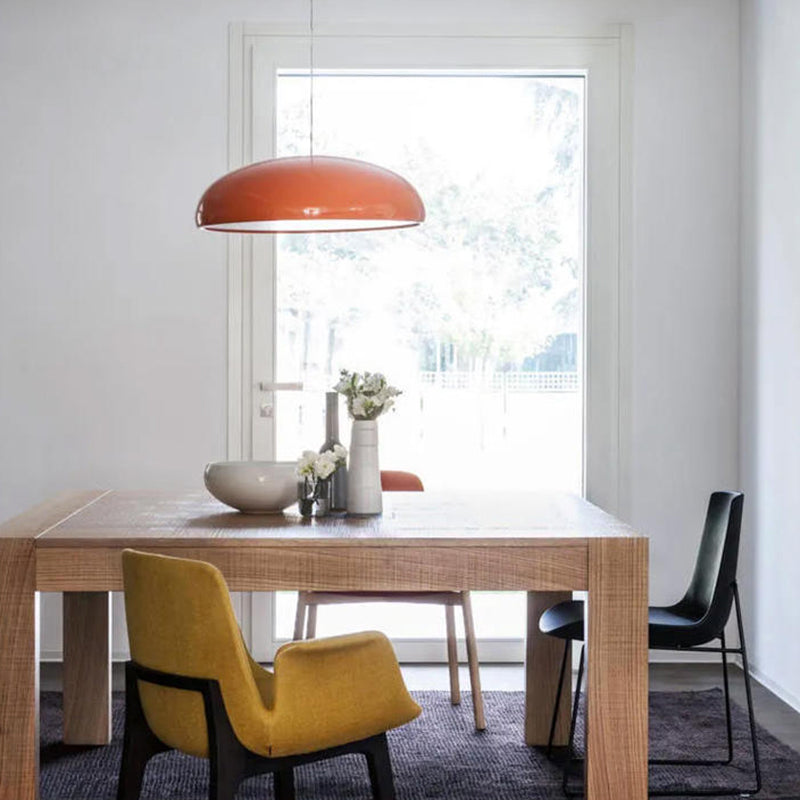 Lampa Luno | Nowoczesna lampa wisząca | Metalowy klosz lakierowany