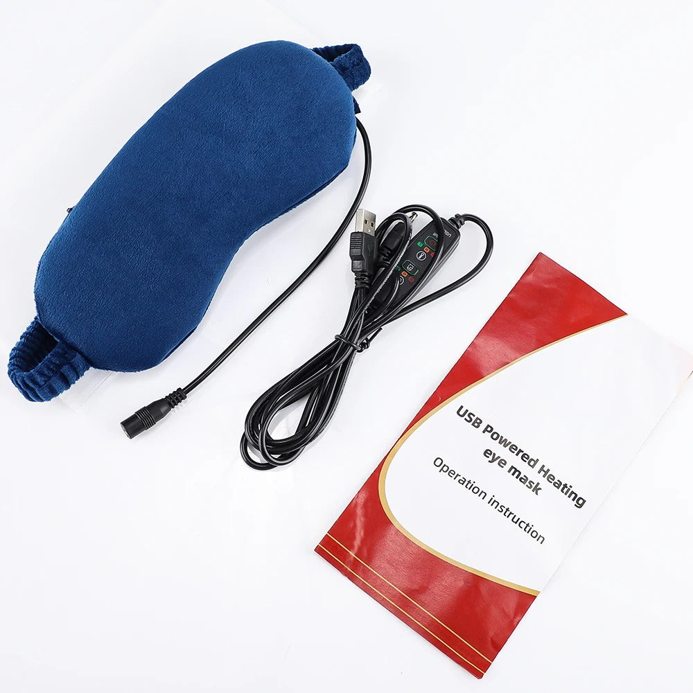Maska Termiczna Norvia | Podgrzewana Opaska na Oczy | USB i Regulowane Tryby