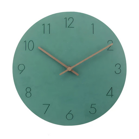 Zegar Ścienny Tiko | Minimalistyczny Zegar Drewniany | Cichy Mechanizm Kwarcowy