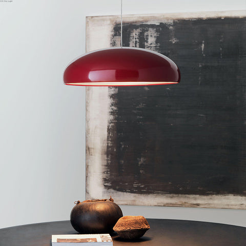 Lampa Luno | Nowoczesna lampa wisząca | Metalowy klosz lakierowany