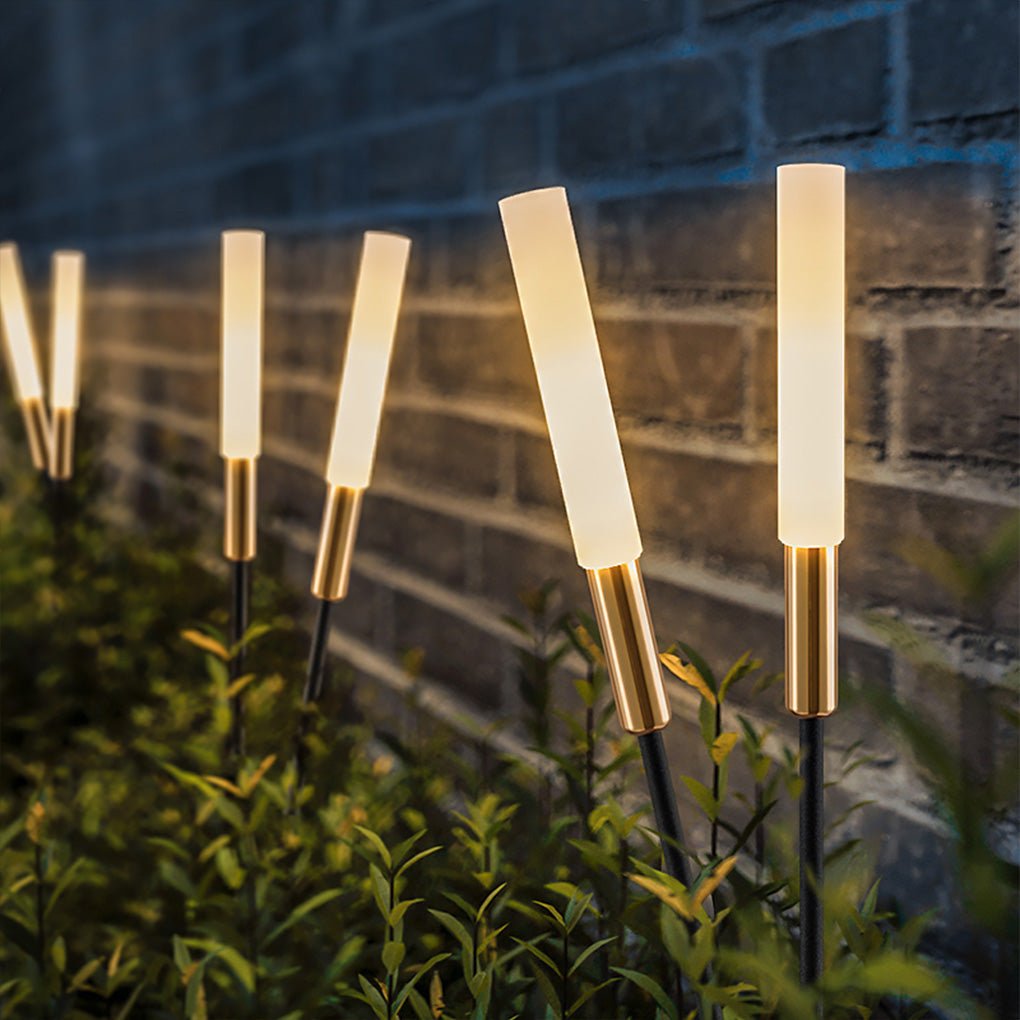 Lampa Reed | Lampa solarna ogrodowa LED | Smukłe oświetlenie ścieżek i rabat