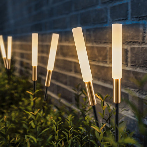 Lampa Reed | Lampa solarna ogrodowa LED | Smukłe oświetlenie ścieżek i rabat