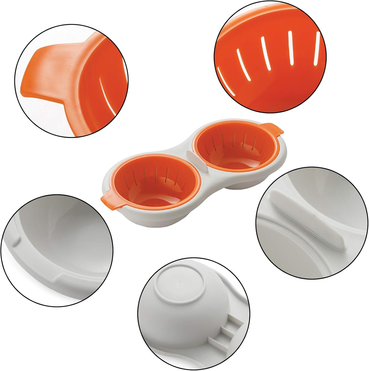 Separator Żółtka Yolla | Akcesorium Kuchenne | Dwukomorowy Separator Białek