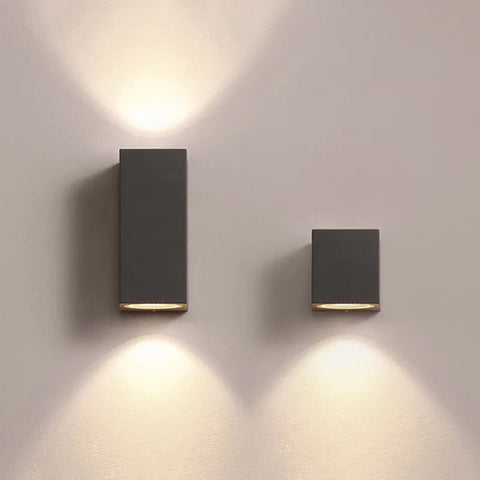 Lampa ścienna Elvo | Oświetlenie elewacyjne i wewnętrzne | Aluminium i szkło
