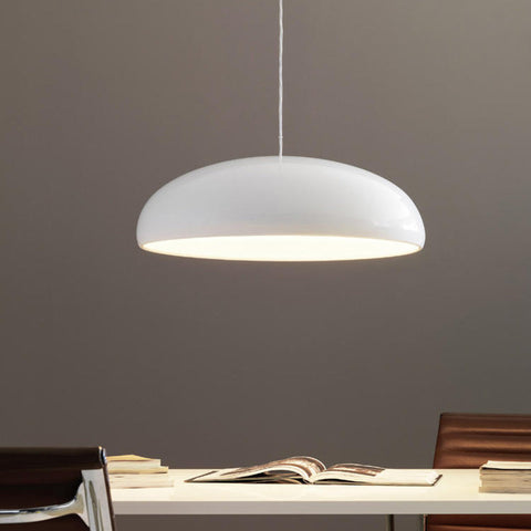 Lampa Luno | Nowoczesna lampa wisząca | Metalowy klosz lakierowany