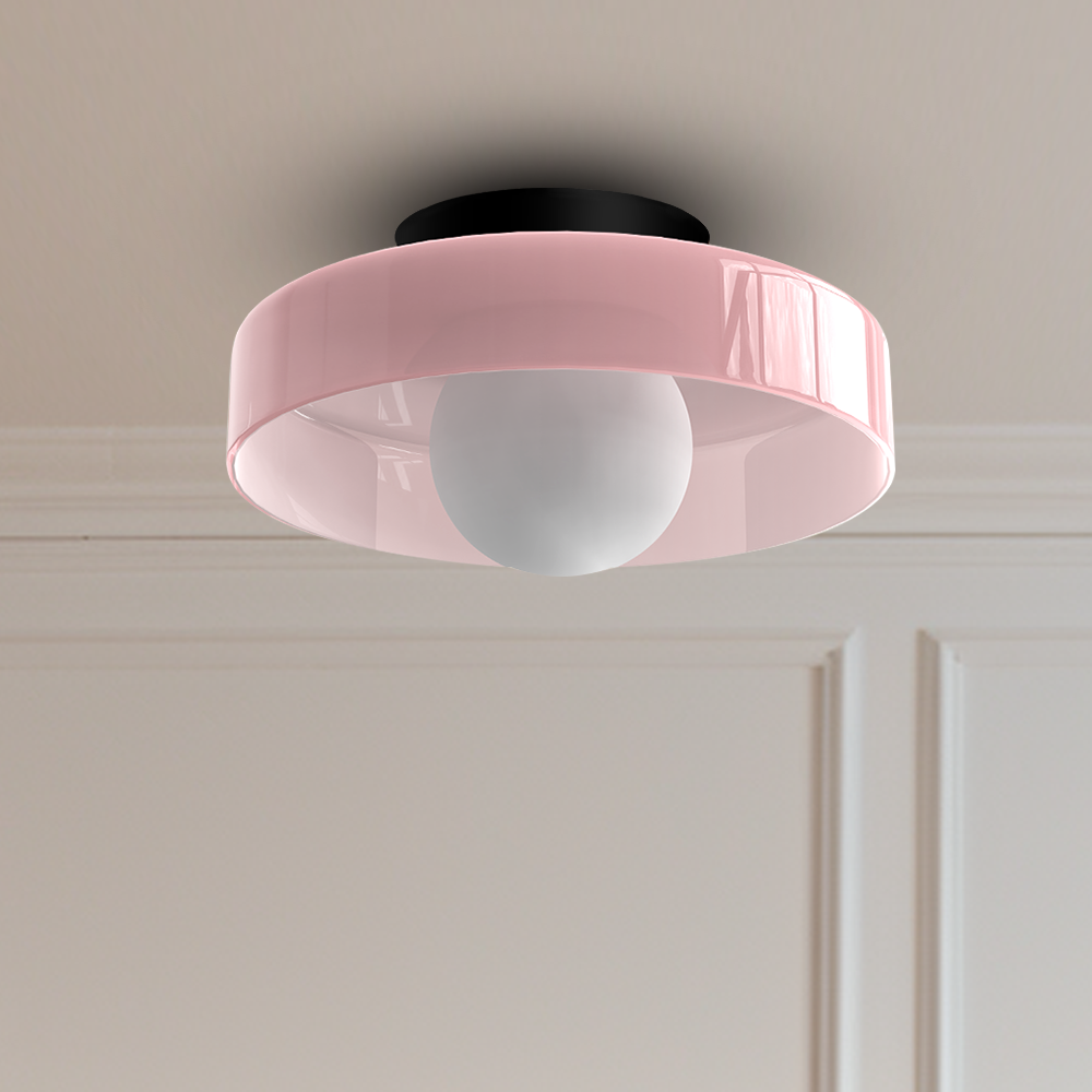 Plafon Bolla | Nowoczesna Lampa Sufitowa | Lakierowane Szkło