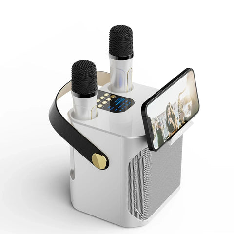 AudioBox Move | Głośnik karaoke Bluetooth | Dźwięk 360° i podwójne mikrofony