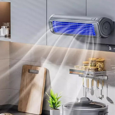 Przenośny Klimatyzator BreezeTower | Mobilny System Chłodzenia | Wentylator USB-C z Baterią