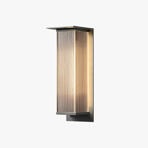 Lampa elewacyjna Arin | Nowoczesne oświetlenie zewnętrzne | Metal i akryl