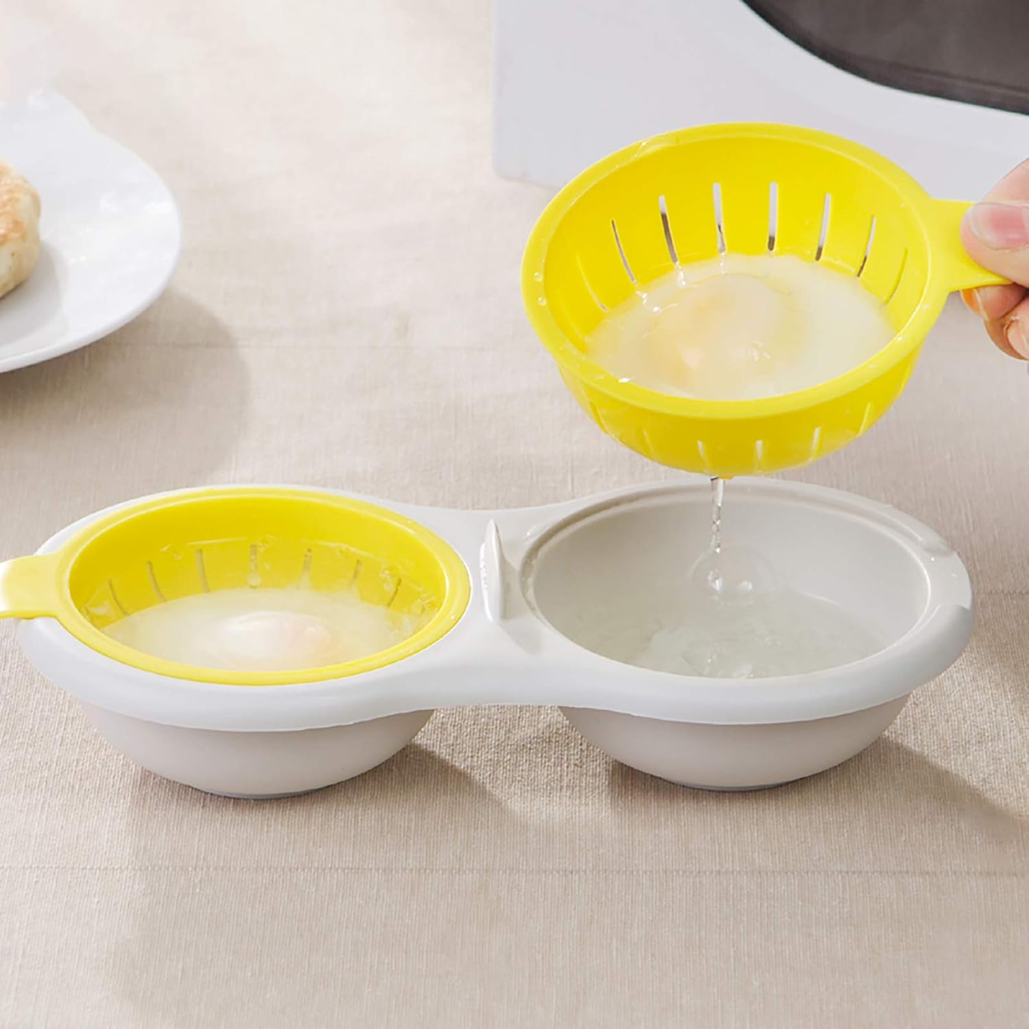Separator Żółtka Yolla | Akcesorium Kuchenne | Dwukomorowy Separator Białek