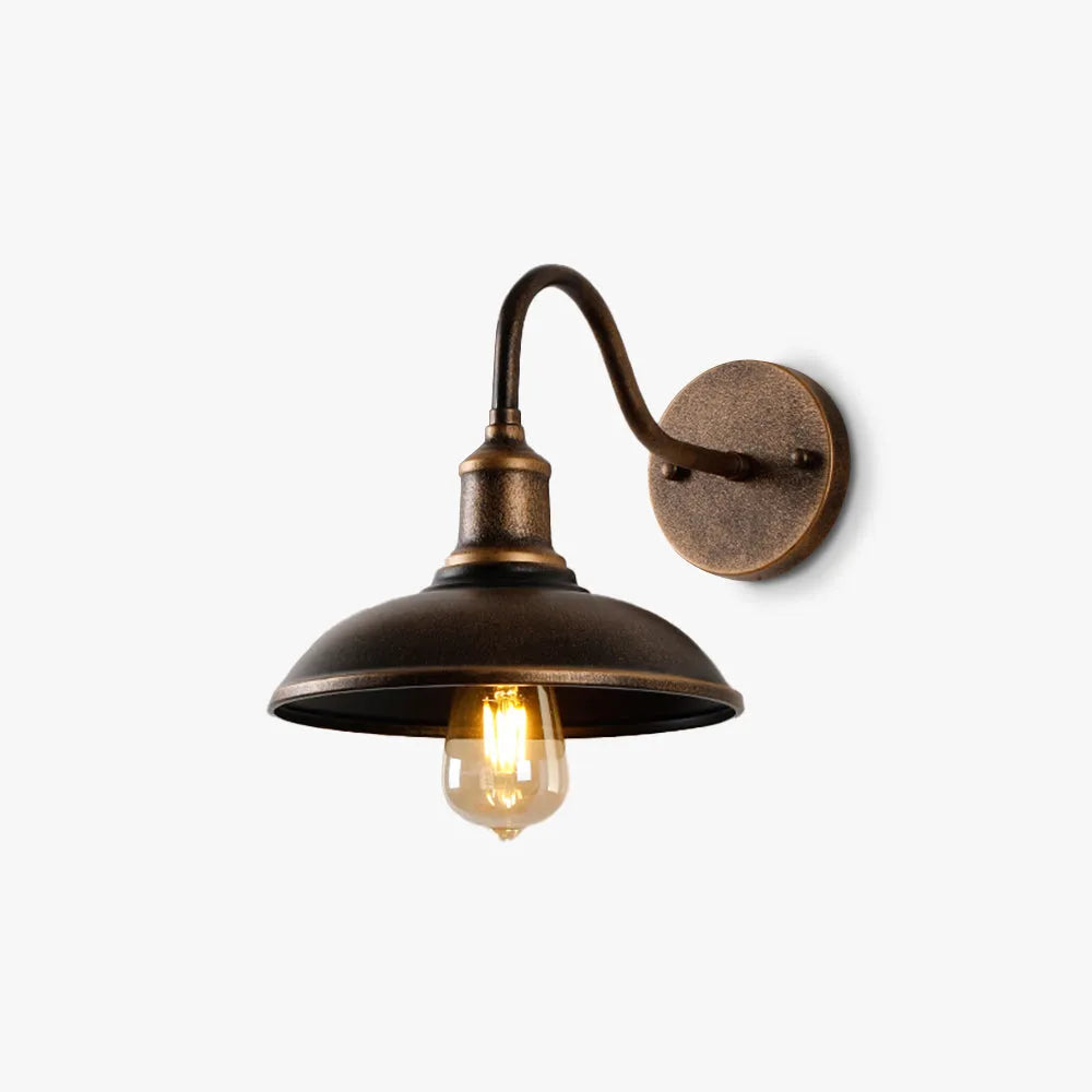 Kinkiet ogrodowy Runo | Lampa ścienna z metalu | Styl vintage IP44