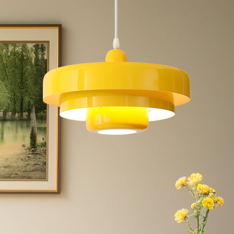Lampa Wisząca Retrovia | Lampa Sufitowa Designerska | Geometryczna Forma Metalowa