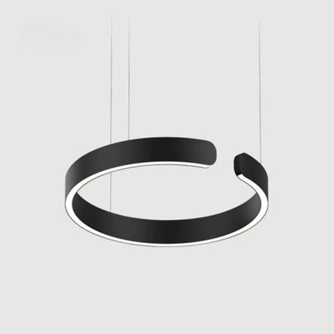 Lampa Wisząca Circa | Nowoczesna Lampa Sufitowa LED | Okrągła Forma z Metalu