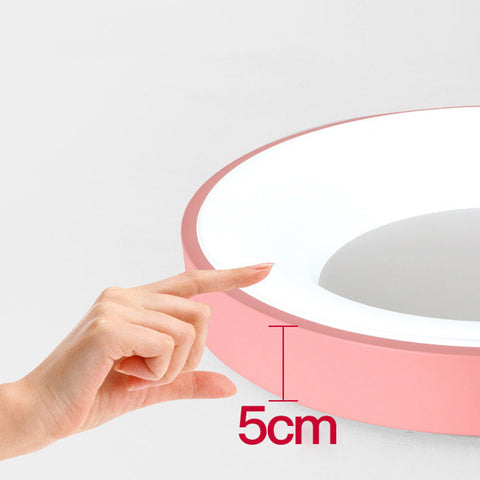 Plafon Rosetta | Lampa LED Sufitowa | Pastelowa Okrągła Forma