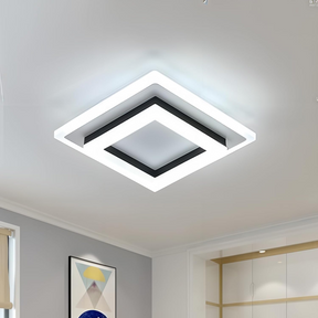 Plafon Quadro | Lampa LED Sufitowa | Geometryczna Forma Kwadratowa