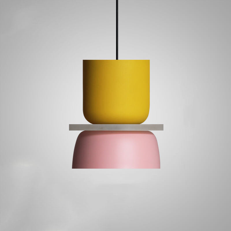 Lampa Wisząca Macaron | Skandynawski Styl | Kolorowy Metal