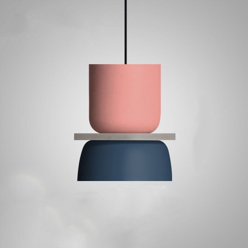 Lampa Wisząca Macaron | Skandynawski Styl | Kolorowy Metal