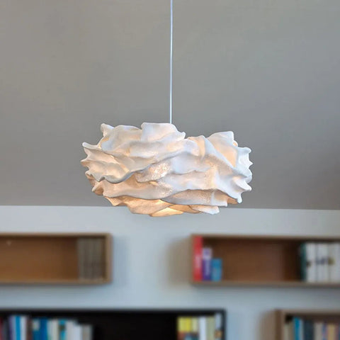 Lampa wisząca Nebula | Designerskie oświetlenie sufitowe | Stal nierdzewna w kształcie chmury