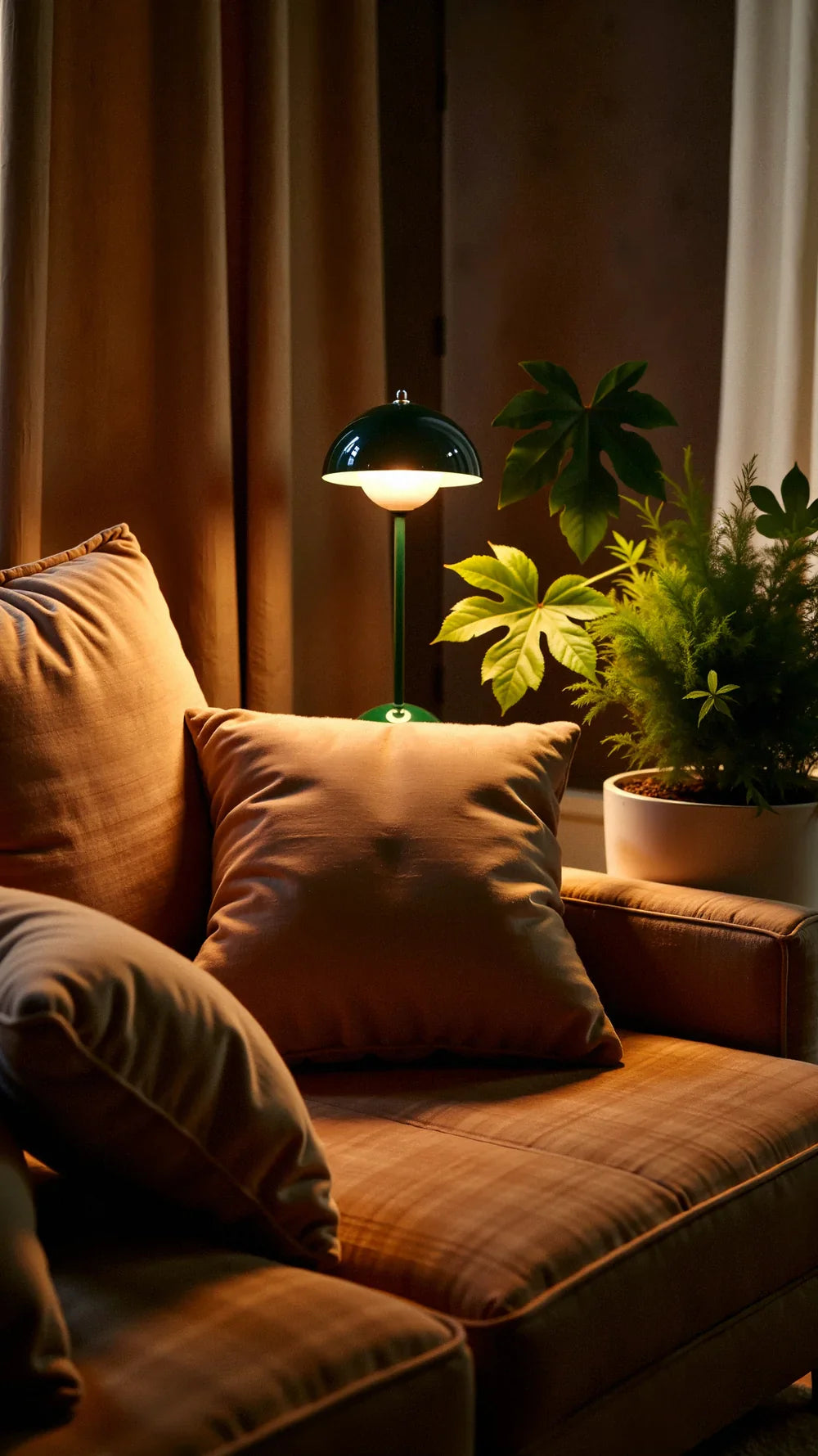 Bezprzewodowa Lampa Stołowa Orbio | Minimalistyczne Oświetlenie Biurkowe | LED USB