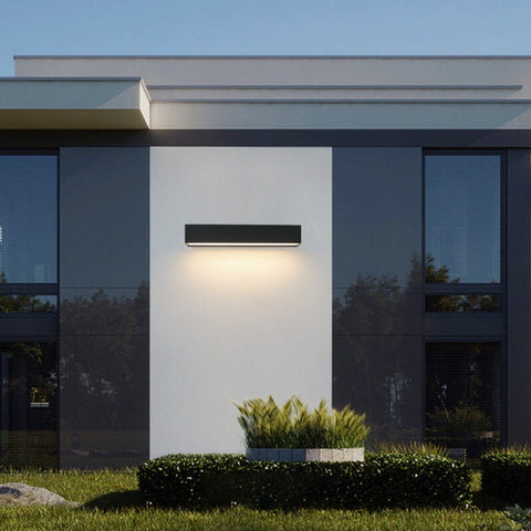 Lampa Elewacyjna Lunara | Zewnętrzne Oświetlenie Ścienne LED | Minimalistyczna Oprawa IP65