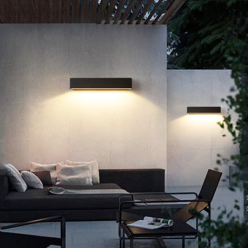 Lampa Elewacyjna Lunara | Zewnętrzne Oświetlenie Ścienne LED | Minimalistyczna Oprawa IP65