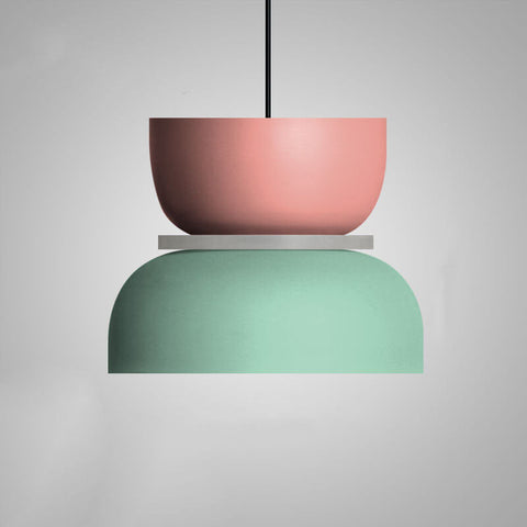 Lampa Wisząca Macaron | Skandynawski Styl | Kolorowy Metal