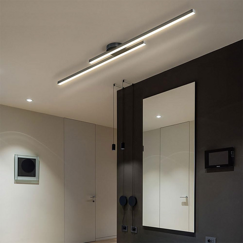 Lampa Sufitowa Linearis | Nowoczesne Oświetlenie LED | Złote Wykończenie