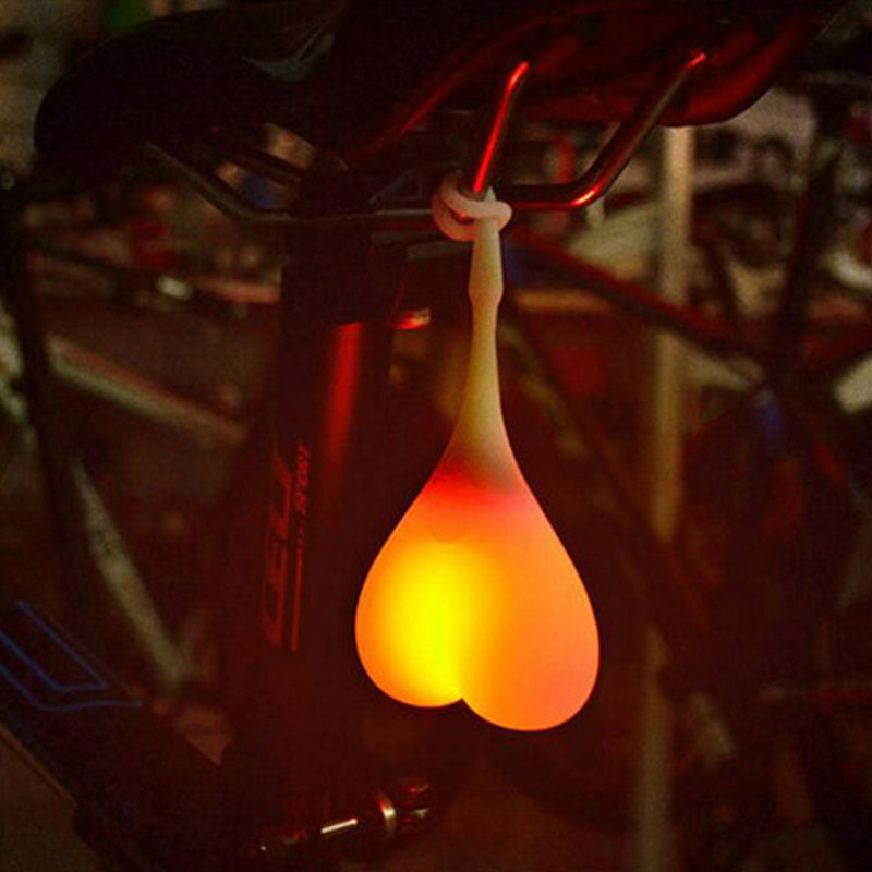 Lampka Rowerowa LED | Światełko Ostrzegawcze | Silikonowa Zawieszka