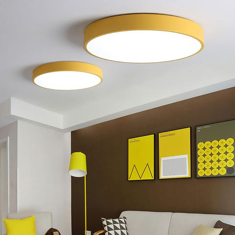 Plafon Nuvio | Lampa LED Sufitowa | Prosty Minimalizm